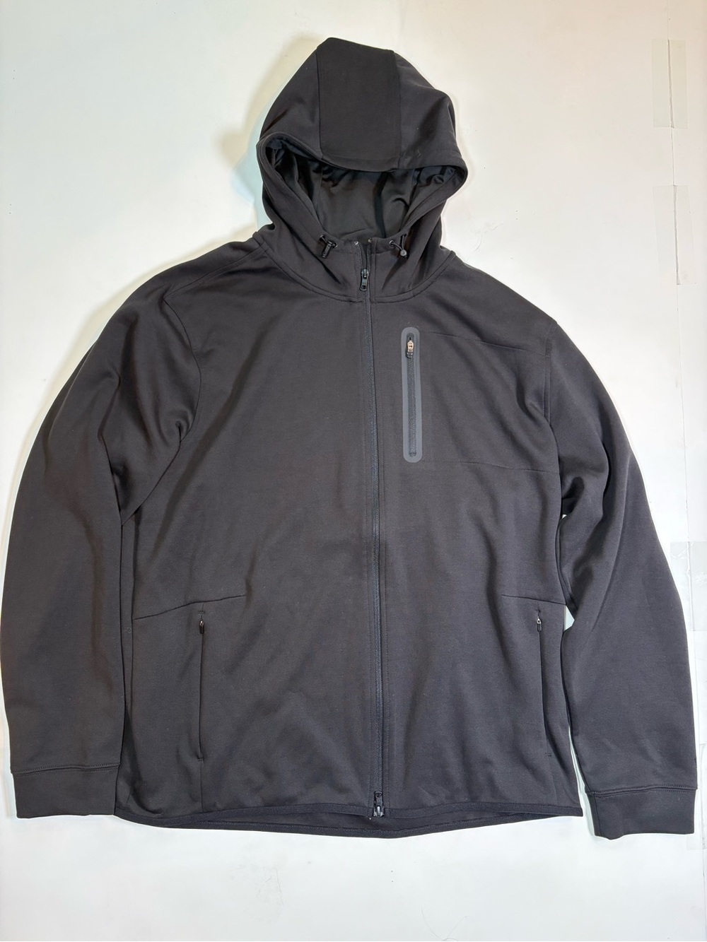 VRST Men's Hooded Performance Jacket in Black